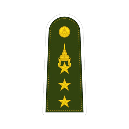 RTA OF 5 Colonel (Thailand) (Military Rank) STICKER Vinyl Kiss-Cut Decal 6 Inch White - The Sticker Space