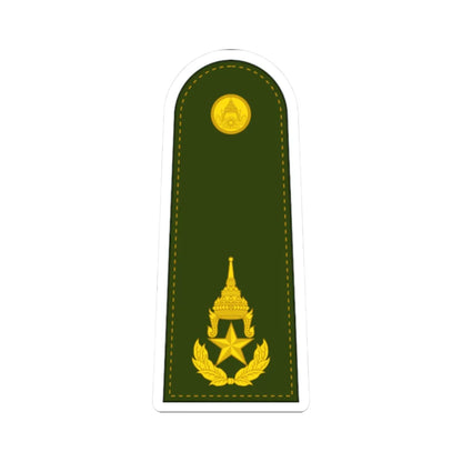 RTA OF 6 Brigadier (Thailand) (Military Rank) STICKER Vinyl Kiss-Cut Decal 2 Inch White - The Sticker Space