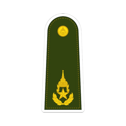 RTA OF 6 Brigadier (Thailand) (Military Rank) STICKER Vinyl Kiss-Cut Decal 4 Inch White - The Sticker Space