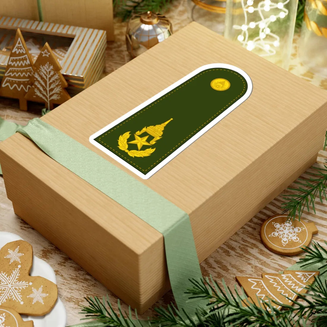 RTA OF 6 Brigadier (Thailand) (Military Rank) STICKER Vinyl Kiss-Cut Decal - The Sticker Space