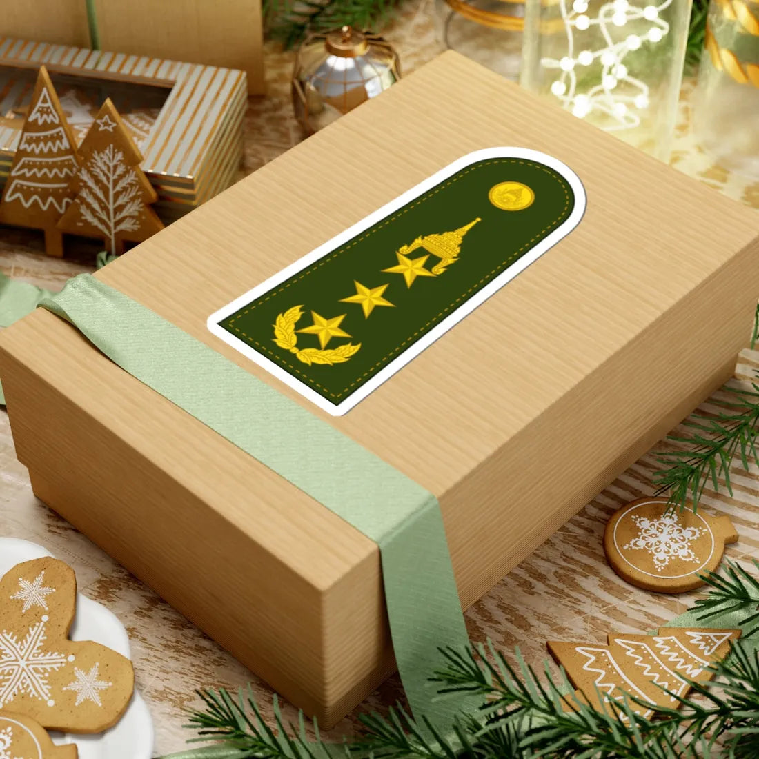 RTA OF 8 Lieutenant General (Thailand) (Military Rank) STICKER Vinyl Kiss-Cut Decal - The Sticker Space