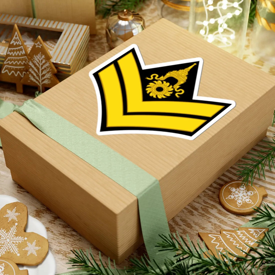 RTA OR 4 Corporal (Thailand) (Military Rank) STICKER Vinyl Kiss-Cut Decal - The Sticker Space