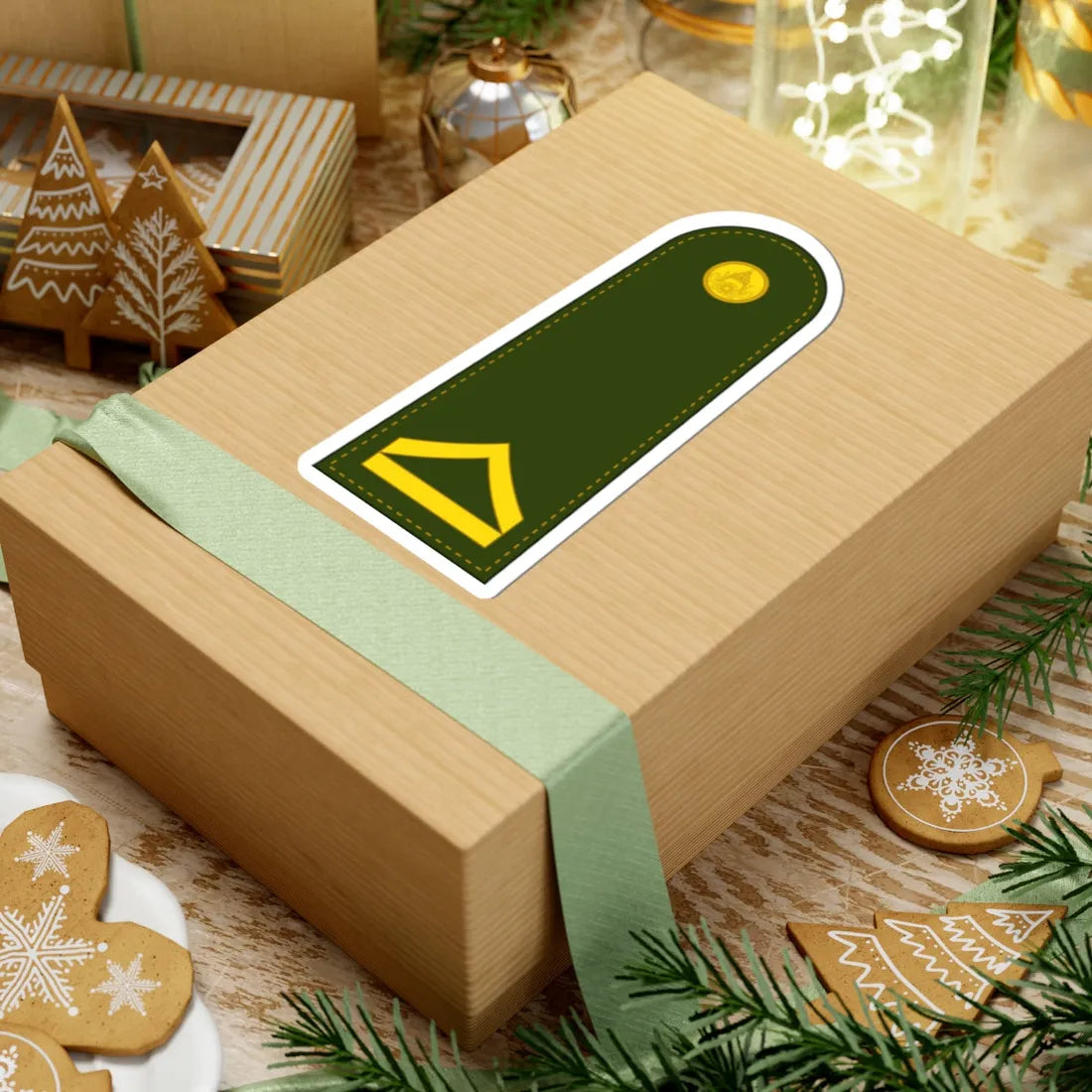 RTA OR 7 Master Sergeant 3rd Class (Thailand) (Military Rank) STICKER Vinyl Kiss-Cut Decal - The Sticker Space