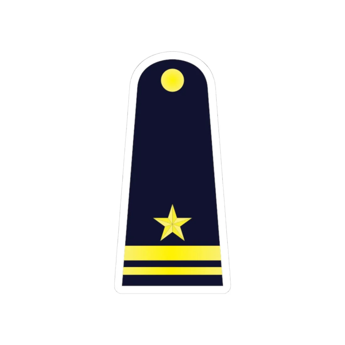 RTAF 02 (Thailand) (Military Rank) STICKER Vinyl Kiss-Cut Decal 3 Inch White - The Sticker Space