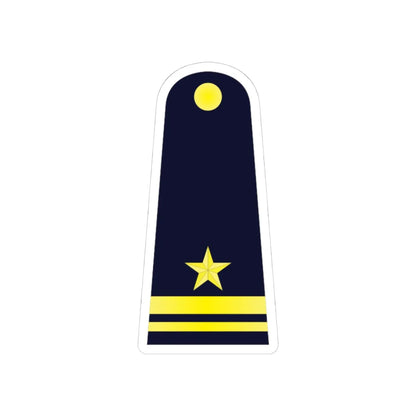 RTAF 02 (Thailand) (Military Rank) STICKER Vinyl Kiss-Cut Decal 4 Inch White - The Sticker Space