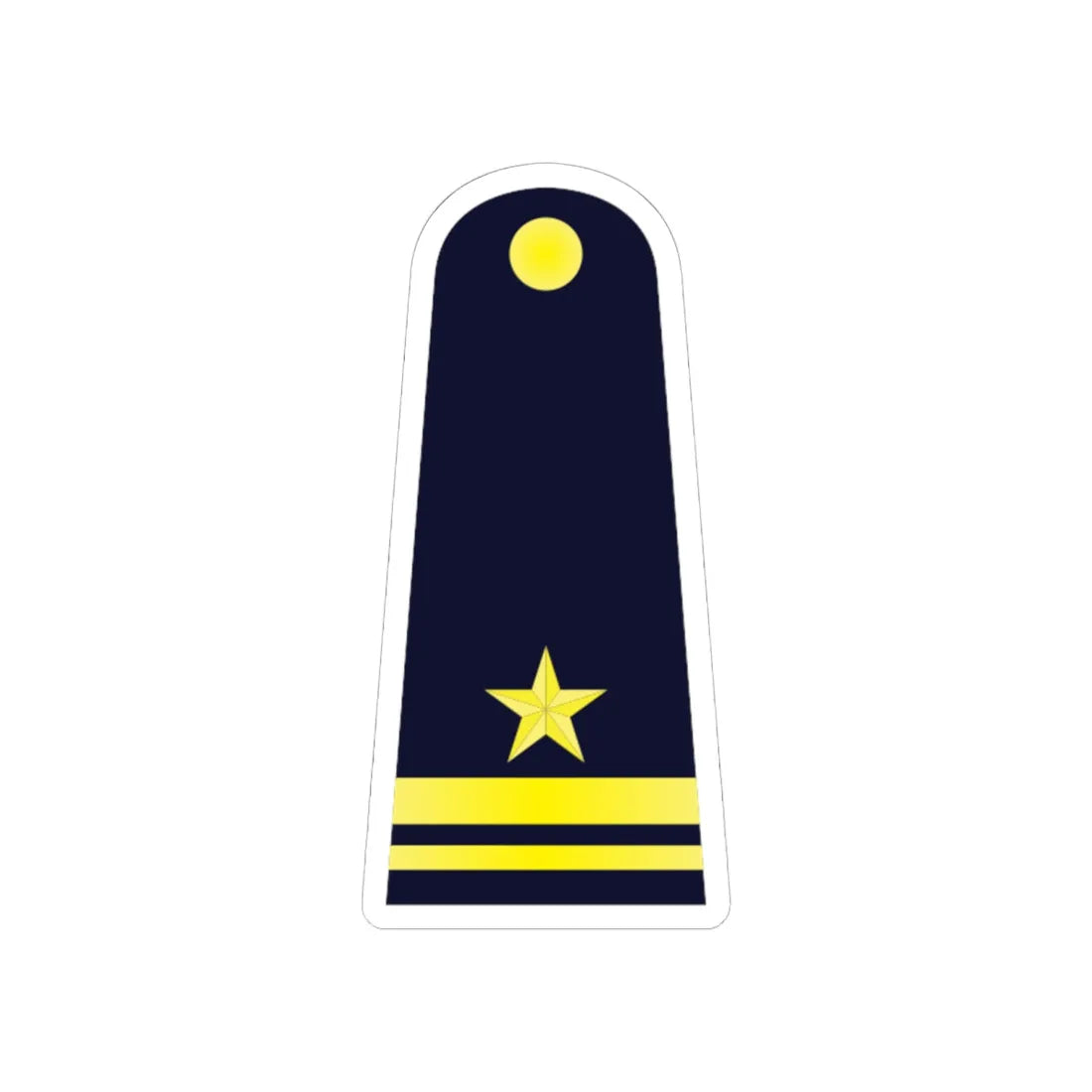 RTAF 02 (Thailand) (Military Rank) STICKER Vinyl Kiss-Cut Decal 6 Inch White - The Sticker Space