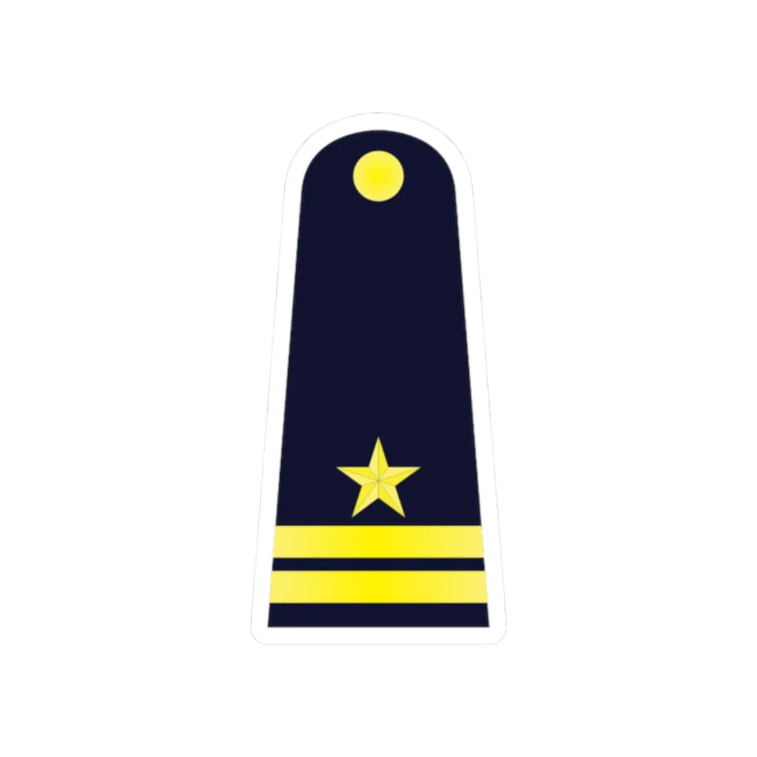 RTAF 03 (Thailand) (Military Rank) STICKER Vinyl Kiss-Cut Decal 2 Inch White - The Sticker Space