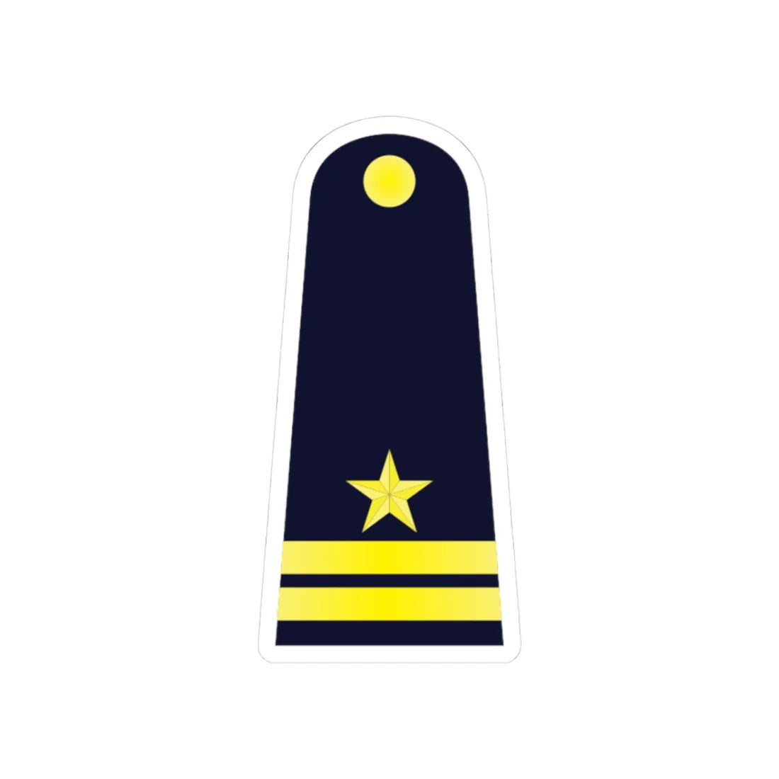 RTAF 03 (Thailand) (Military Rank) STICKER Vinyl Kiss-Cut Decal 3 Inch White - The Sticker Space