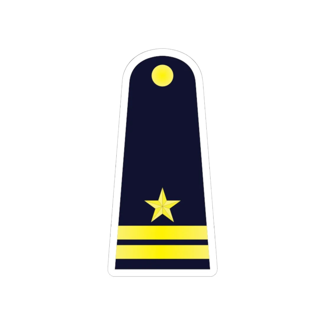 RTAF 03 (Thailand) (Military Rank) STICKER Vinyl Kiss-Cut Decal 6 Inch White - The Sticker Space