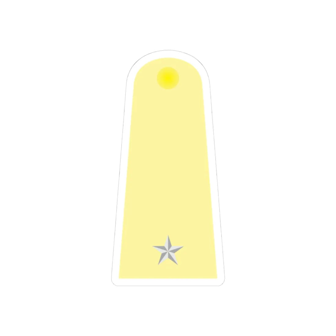 RTAF 06.5 (Thailand) (Military Rank) STICKER Vinyl Kiss-Cut Decal 3 Inch White - The Sticker Space