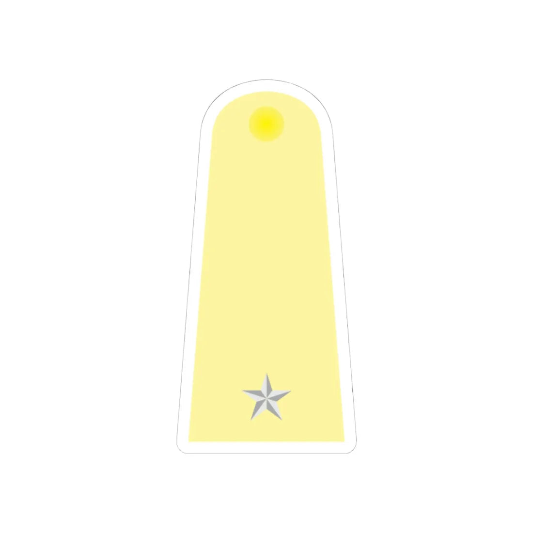 RTAF 06.5 (Thailand) (Military Rank) STICKER Vinyl Kiss-Cut Decal 4 Inch White - The Sticker Space