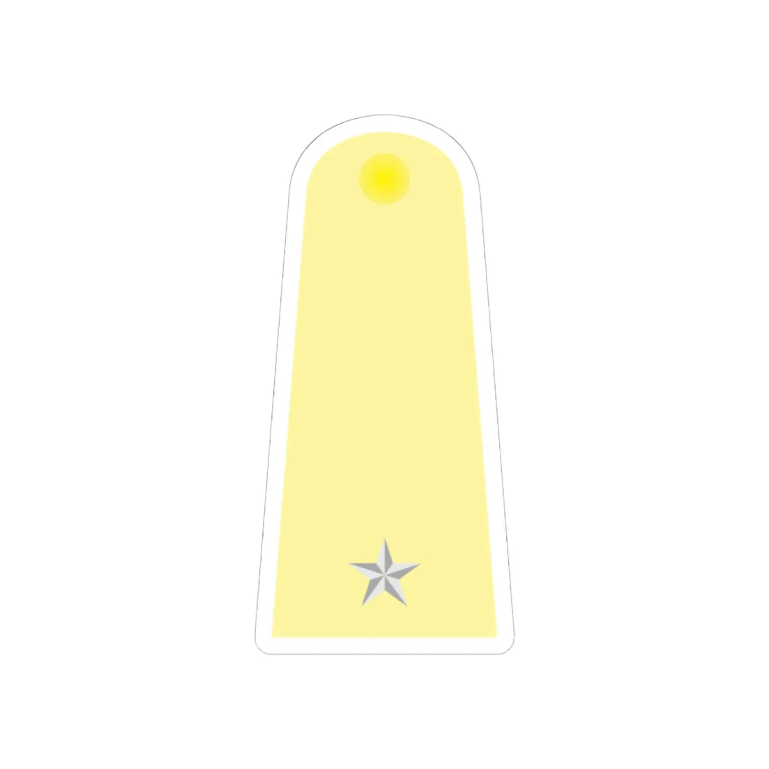 RTAF 06.5 (Thailand) (Military Rank) STICKER Vinyl Kiss-Cut Decal 6 Inch White - The Sticker Space