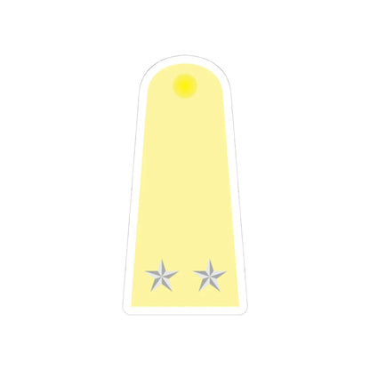 RTAF 07 (Thailand) (Military Rank) STICKER Vinyl Kiss-Cut Decal 4 Inch White - The Sticker Space