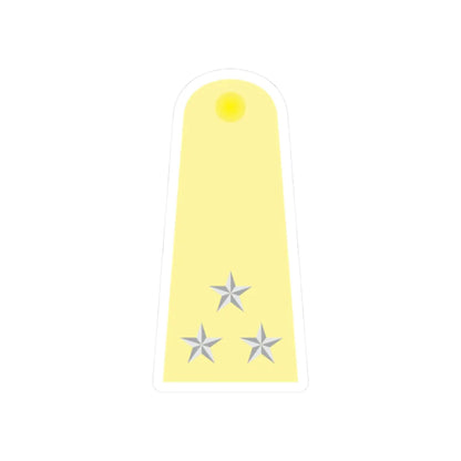 RTAF 08 (Thailand) (Military Rank) STICKER Vinyl Kiss-Cut Decal 2 Inch White - The Sticker Space