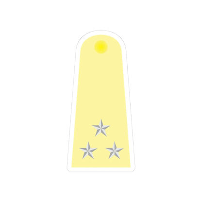 RTAF 08 (Thailand) (Military Rank) STICKER Vinyl Kiss-Cut Decal 3 Inch White - The Sticker Space