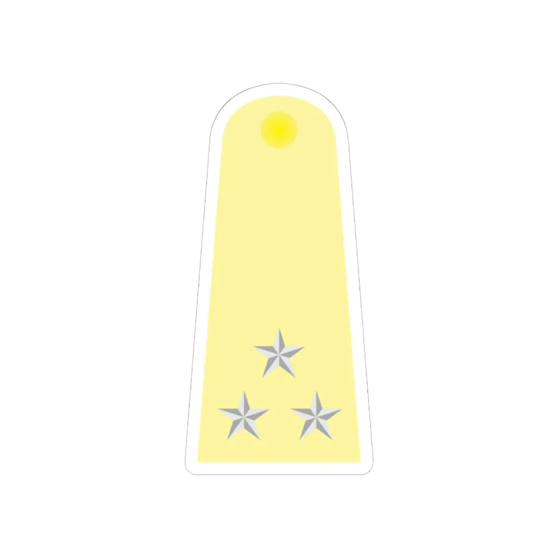 RTAF 08 (Thailand) (Military Rank) STICKER Vinyl Kiss-Cut Decal 6 Inch White - The Sticker Space