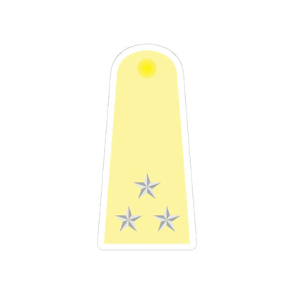 RTAF 08 (Thailand) (Military Rank) STICKER Vinyl Kiss-Cut Decal 6 Inch White - The Sticker Space