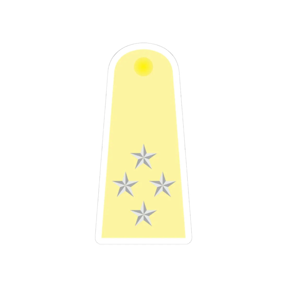 RTAF 09 (Thailand) (Military Rank) STICKER Vinyl Kiss-Cut Decal 3 Inch White - The Sticker Space