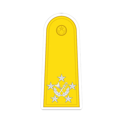 RTAF OF 10 Marshal of the Royal Thai Air Force (Thailand) (Military Rank) STICKER Vinyl Kiss-Cut Decal 3 Inch White - The Sticker Space