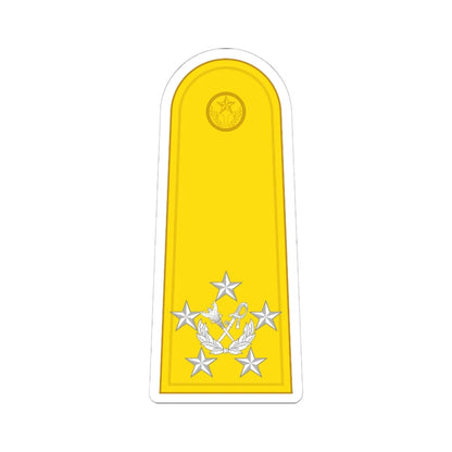 RTAF OF 10 Marshal of the Royal Thai Air Force (Thailand) (Military Rank) STICKER Vinyl Kiss-Cut Decal - The Sticker Space