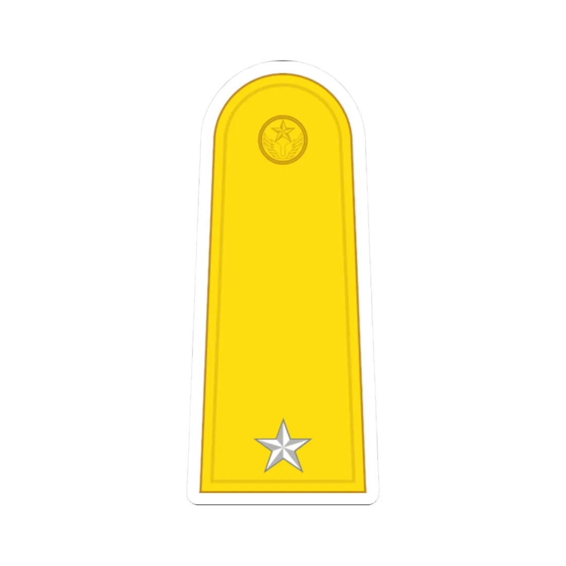 RTAF OF 6 Air Commodore (Thailand) (Military Rank) STICKER Vinyl Kiss-Cut Decal 2 Inch White - The Sticker Space