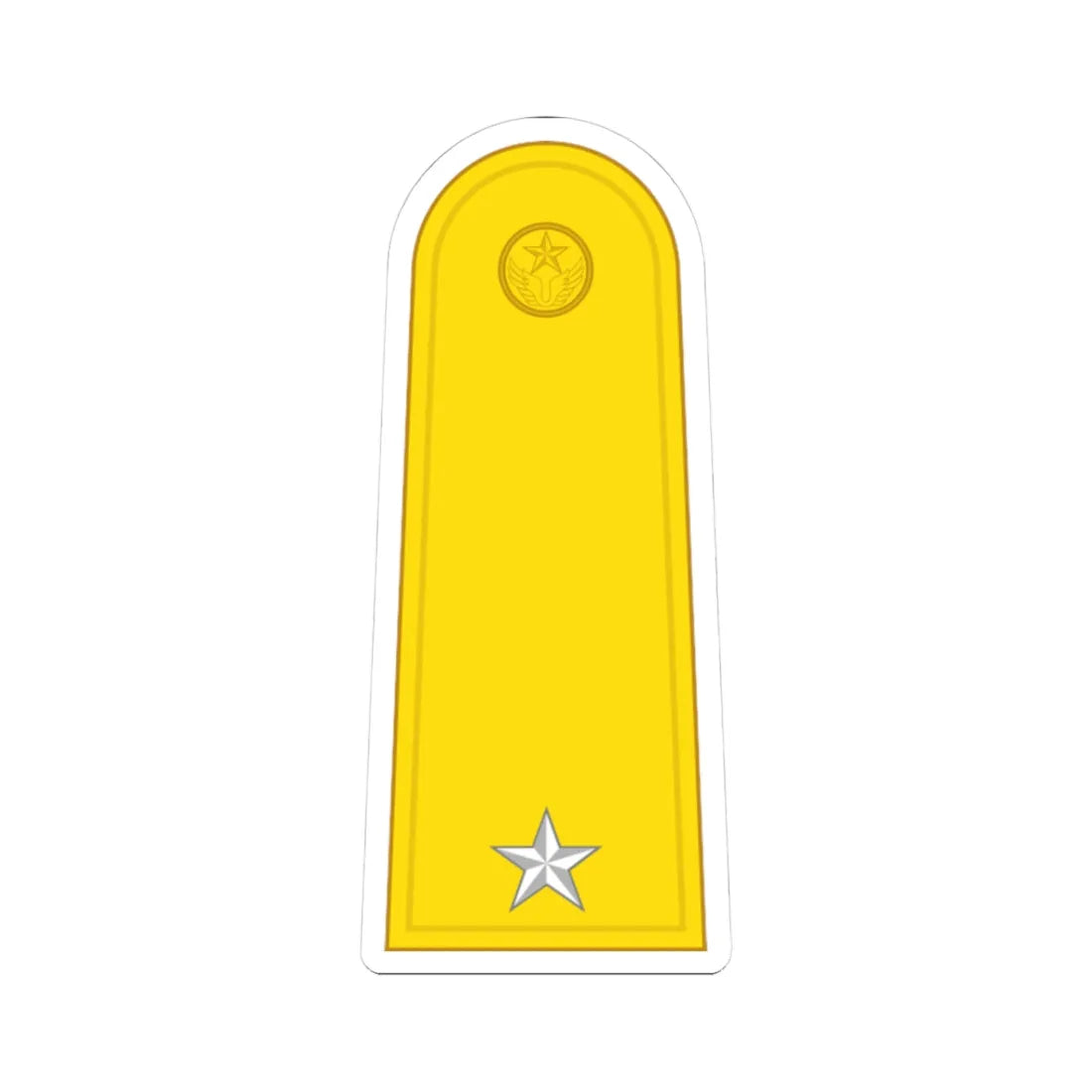 RTAF OF 6 Air Commodore (Thailand) (Military Rank) STICKER Vinyl Kiss-Cut Decal 3 Inch White - The Sticker Space