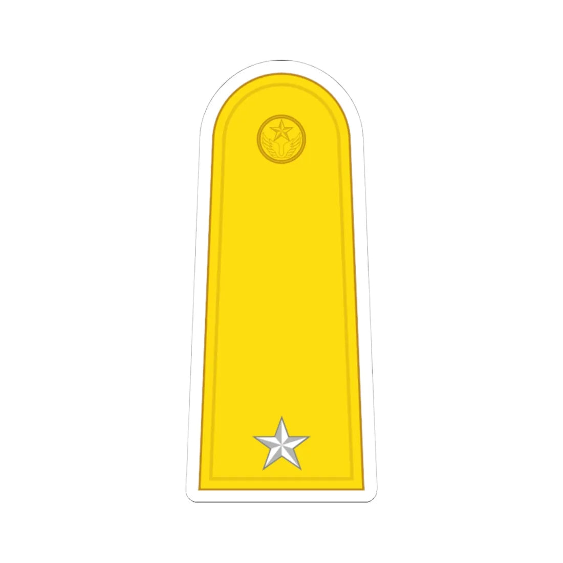 RTAF OF 6 Air Commodore (Thailand) (Military Rank) STICKER Vinyl Kiss-Cut Decal 4 Inch White - The Sticker Space