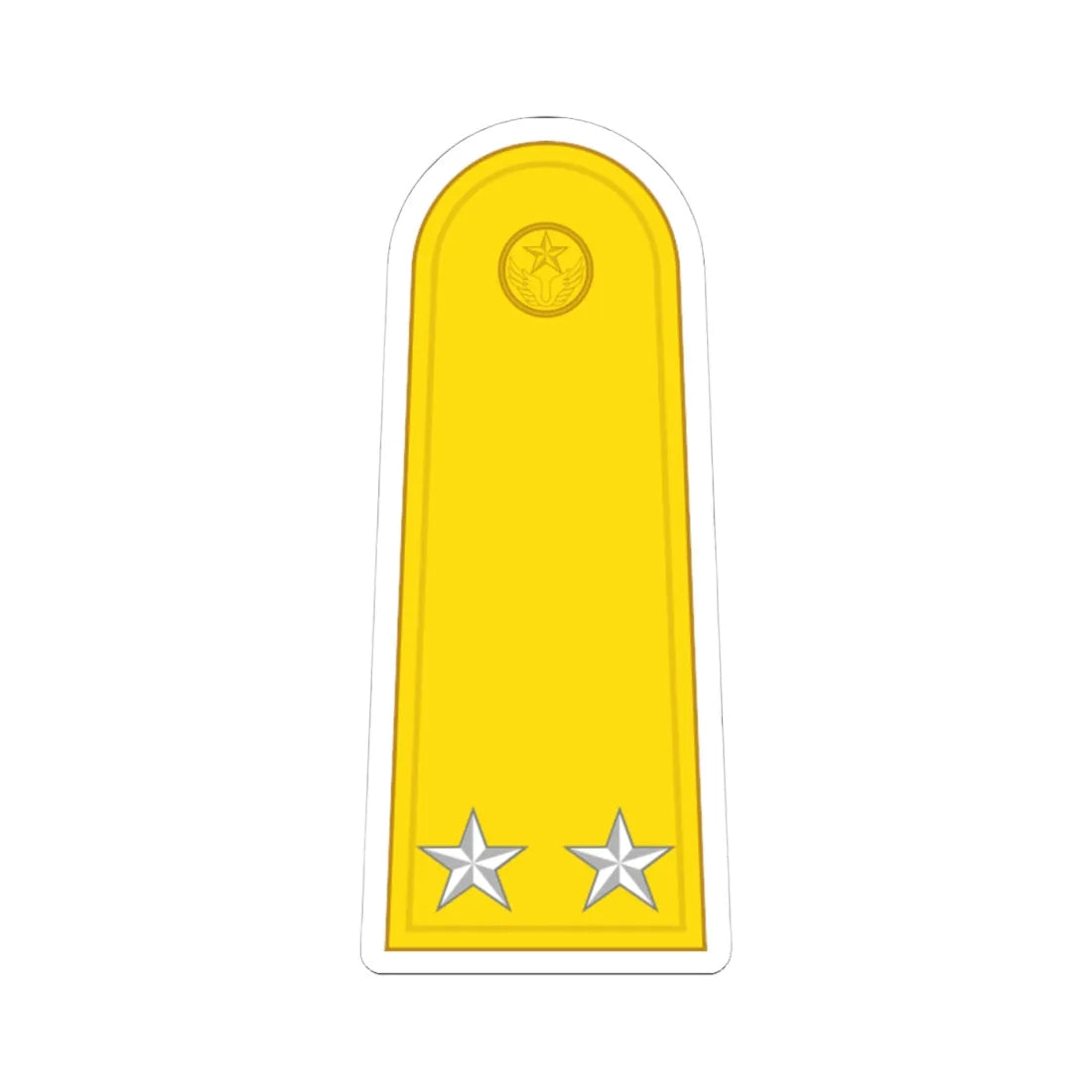 RTAF OF 7 Air Vice Marshal (Thailand) (Military Rank) STICKER Vinyl Kiss-Cut Decal 4 Inch White - The Sticker Space