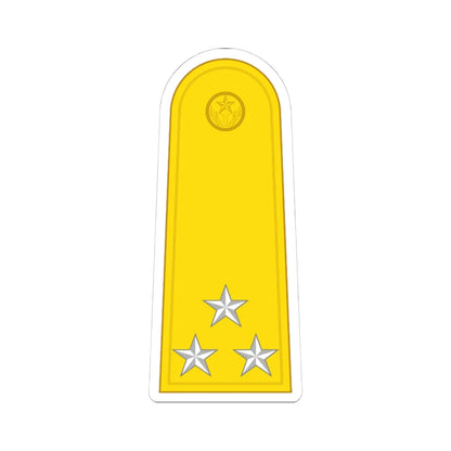 RTAF OF 8 Air Marshal (Thailand) (Military Rank) STICKER Vinyl Kiss-Cut Decal 4 Inch White - The Sticker Space