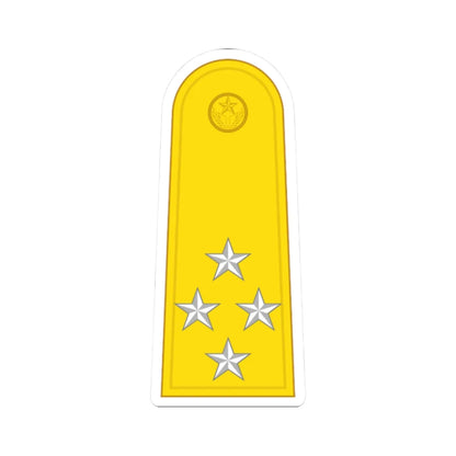 RTAF OF 9 Air Chief Marshal (Thailand) (Military Rank) STICKER Vinyl Kiss-Cut Decal 2 Inch White - The Sticker Space