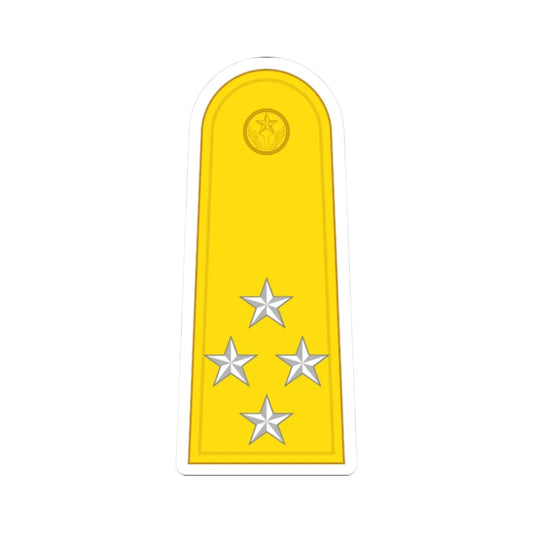 RTAF OF 9 Air Chief Marshal (Thailand) (Military Rank) STICKER Vinyl Kiss-Cut Decal 2 Inch White - The Sticker Space