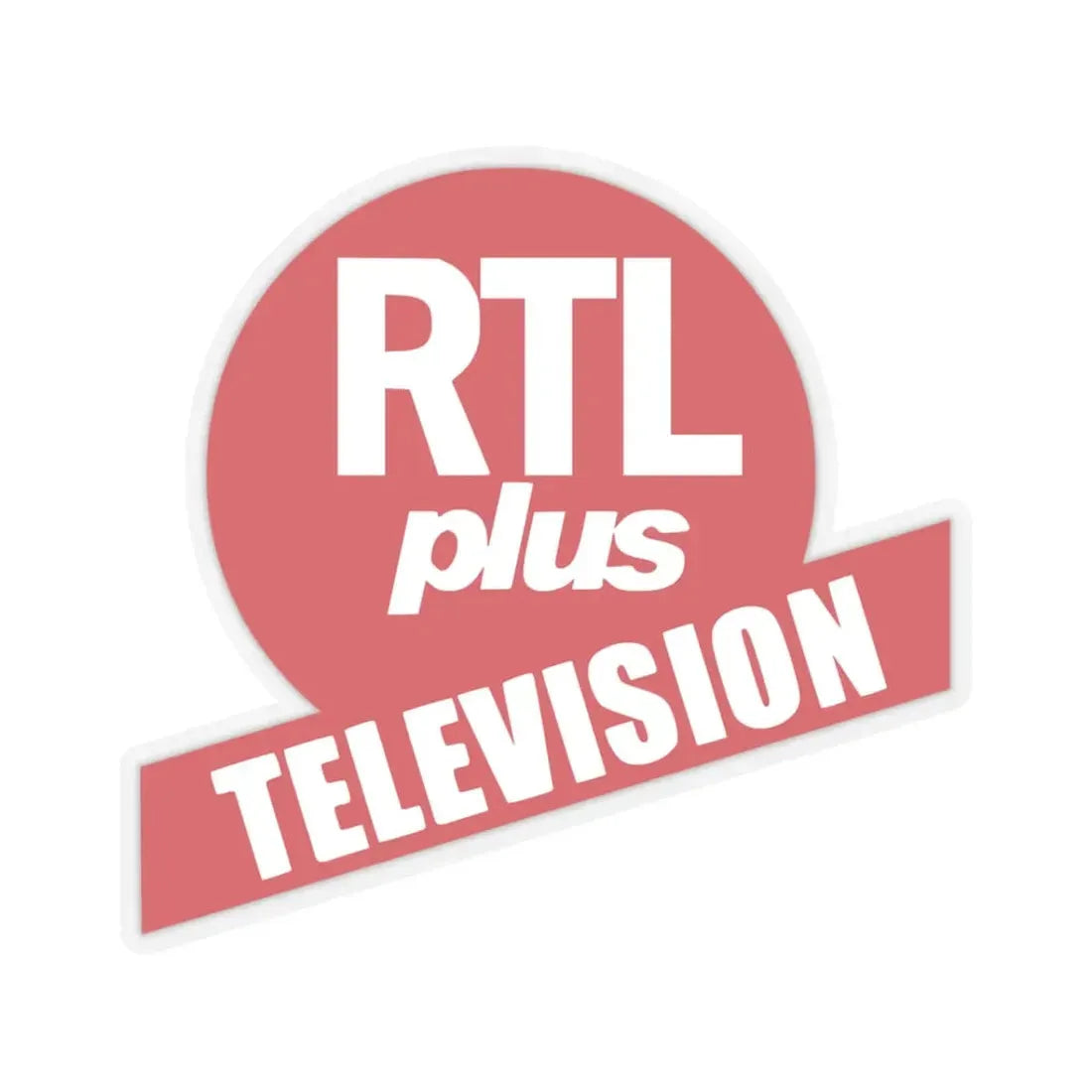 RTL (1984) (Logo) STICKER Vinyl Kiss-Cut Decal 3 Inch Transparent - The Sticker Space