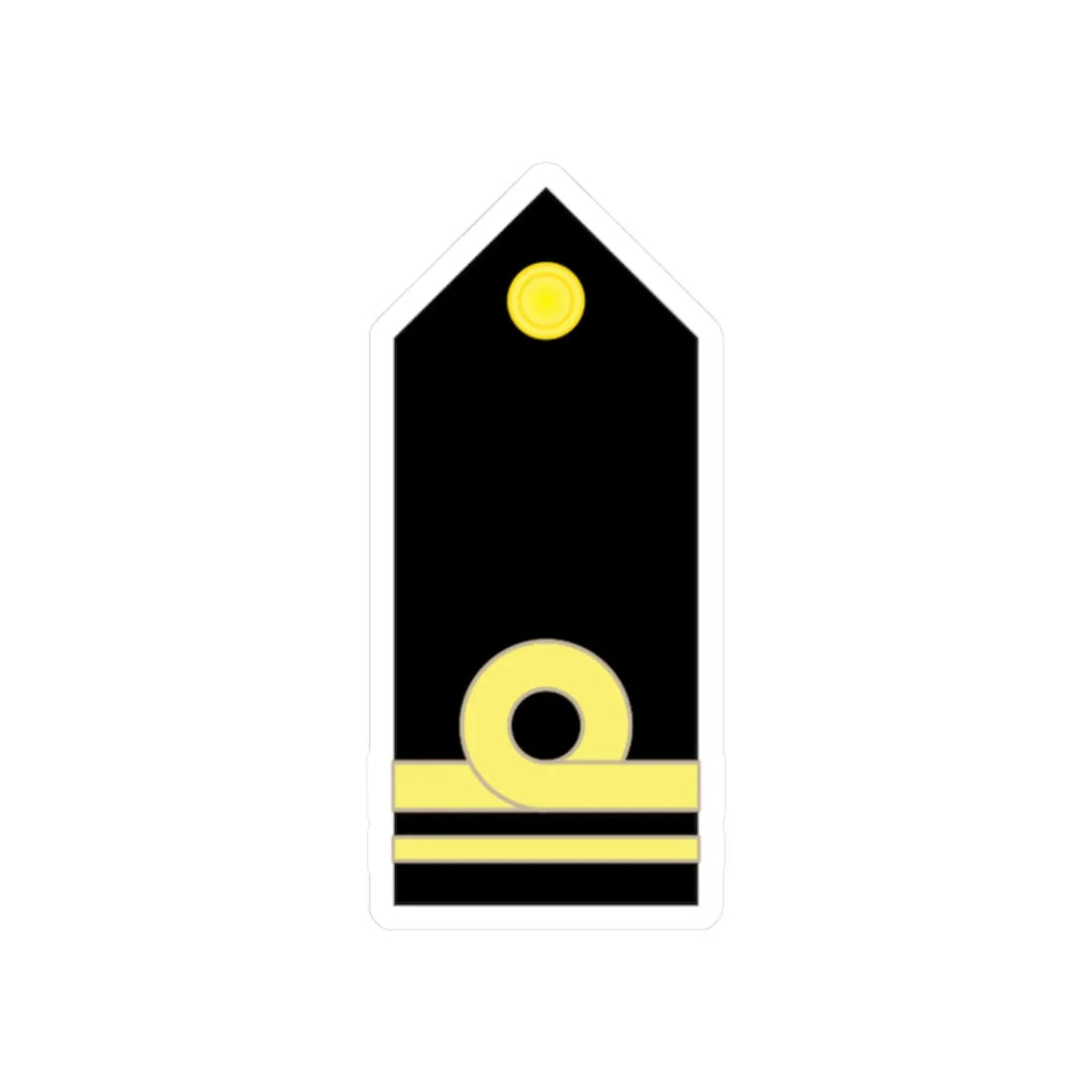 RTN 02 (Thailand) (Military Rank) STICKER Vinyl Kiss-Cut Decal 2 Inch White - The Sticker Space