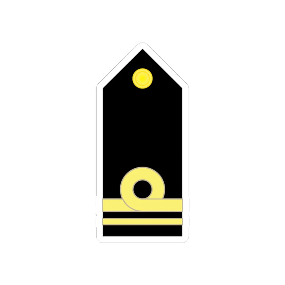 RTN 02 (Thailand) (Military Rank) STICKER Vinyl Kiss-Cut Decal 3 Inch White - The Sticker Space