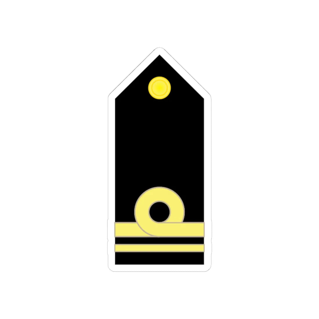 RTN 02 (Thailand) (Military Rank) STICKER Vinyl Kiss-Cut Decal 4 Inch White - The Sticker Space