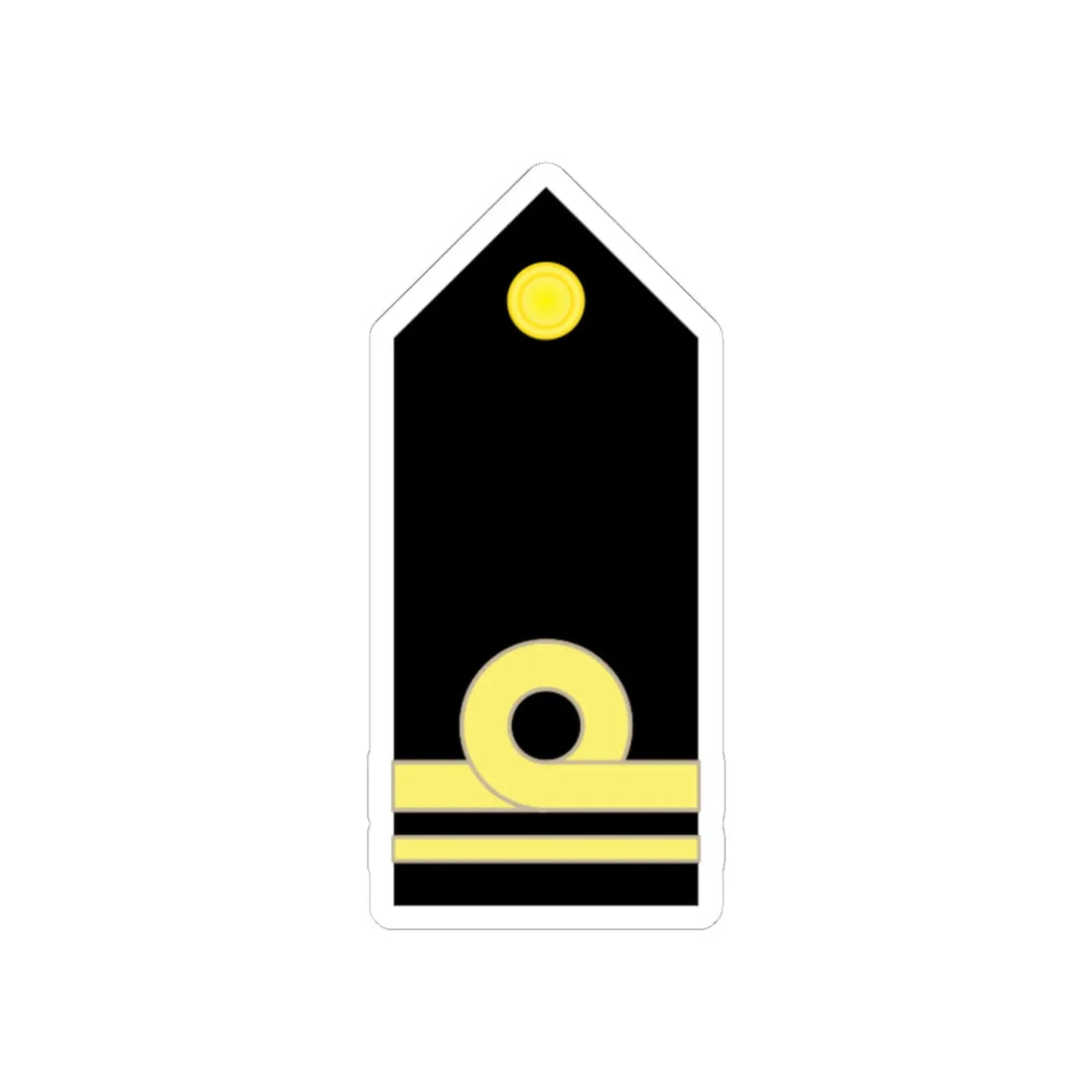 RTN 02 (Thailand) (Military Rank) STICKER Vinyl Kiss-Cut Decal 6 Inch White - The Sticker Space