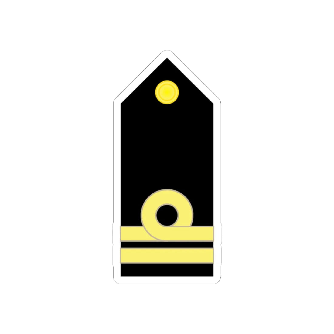 RTN 03 (Thailand) (Military Rank) STICKER Vinyl Kiss-Cut Decal 4 Inch White - The Sticker Space