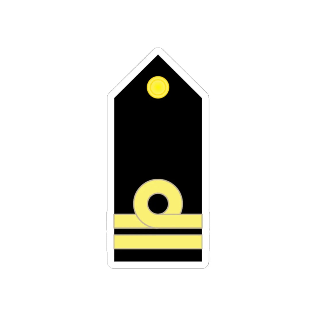 RTN 03 (Thailand) (Military Rank) STICKER Vinyl Kiss-Cut Decal 6 Inch White - The Sticker Space