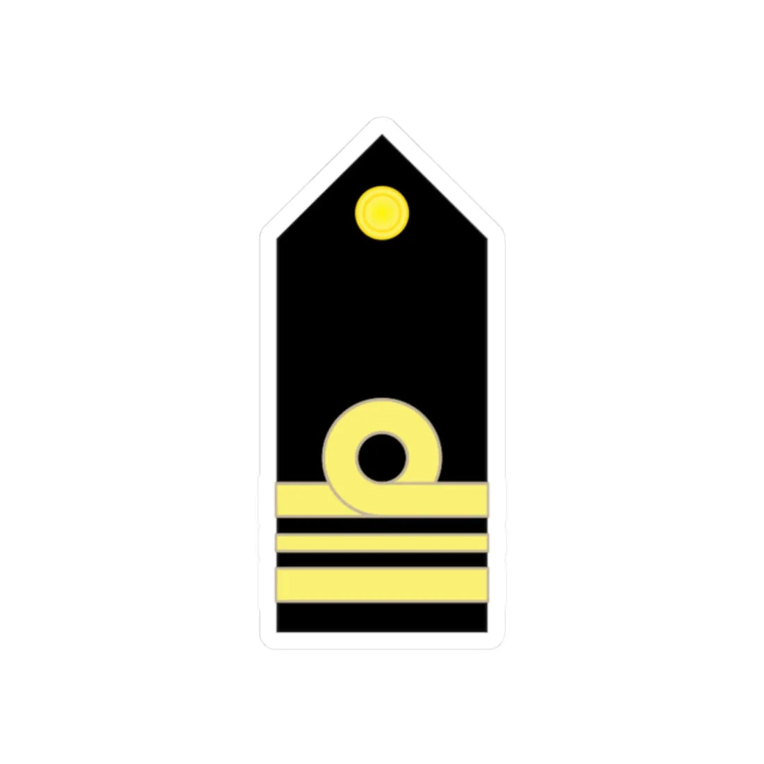 RTN 04 (Thailand) (Military Rank) STICKER Vinyl Kiss-Cut Decal 2 Inch White - The Sticker Space