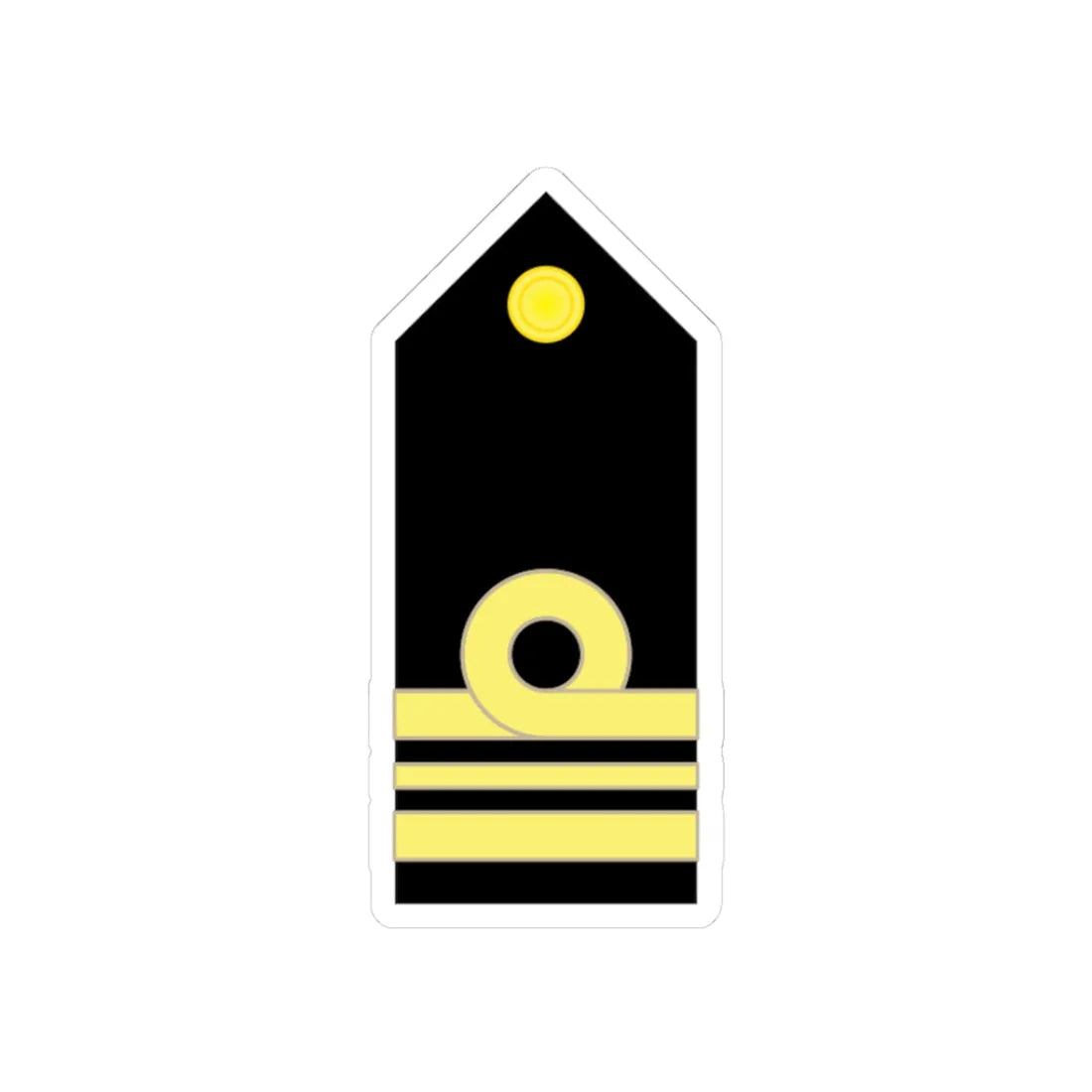 RTN 04 (Thailand) (Military Rank) STICKER Vinyl Kiss-Cut Decal 3 Inch White - The Sticker Space