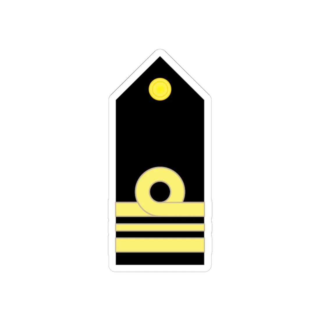 RTN 04 (Thailand) (Military Rank) STICKER Vinyl Kiss-Cut Decal 6 Inch White - The Sticker Space