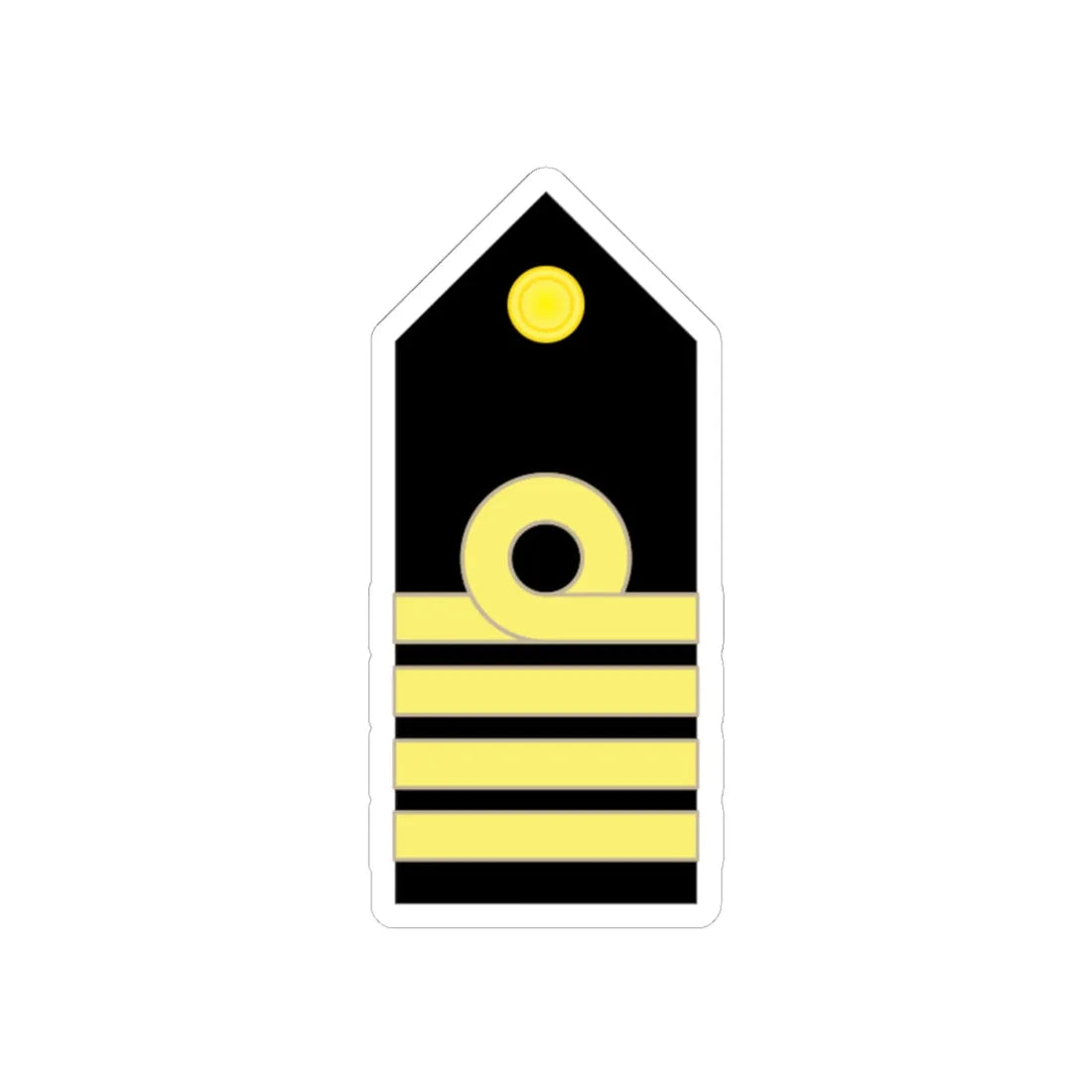 RTN 06 (Thailand) (Military Rank) STICKER Vinyl Kiss-Cut Decal 4 Inch White - The Sticker Space