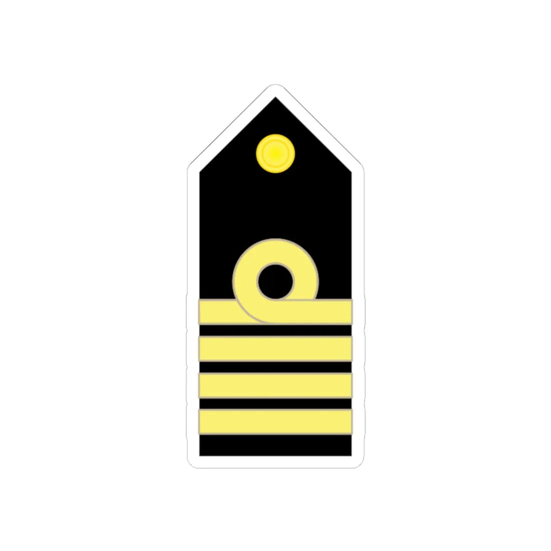 RTN 06 (Thailand) (Military Rank) STICKER Vinyl Kiss-Cut Decal 6 Inch White - The Sticker Space