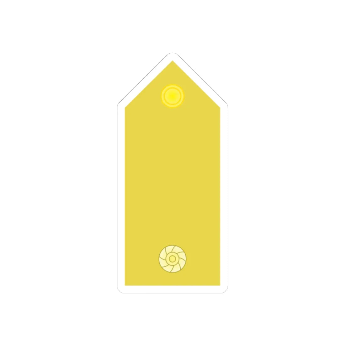 RTN 07 (Thailand) (Military Rank) STICKER Vinyl Kiss-Cut Decal 3 Inch White - The Sticker Space