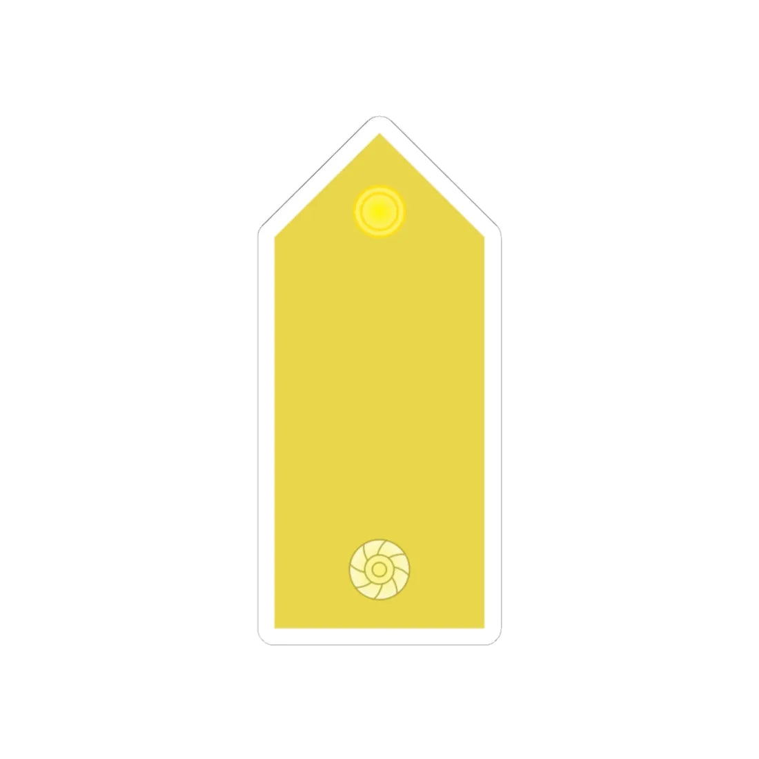 RTN 07 (Thailand) (Military Rank) STICKER Vinyl Kiss-Cut Decal 4 Inch White - The Sticker Space