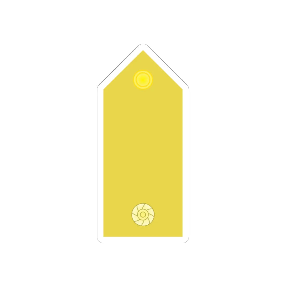 RTN 07 (Thailand) (Military Rank) STICKER Vinyl Kiss-Cut Decal 6 Inch White - The Sticker Space