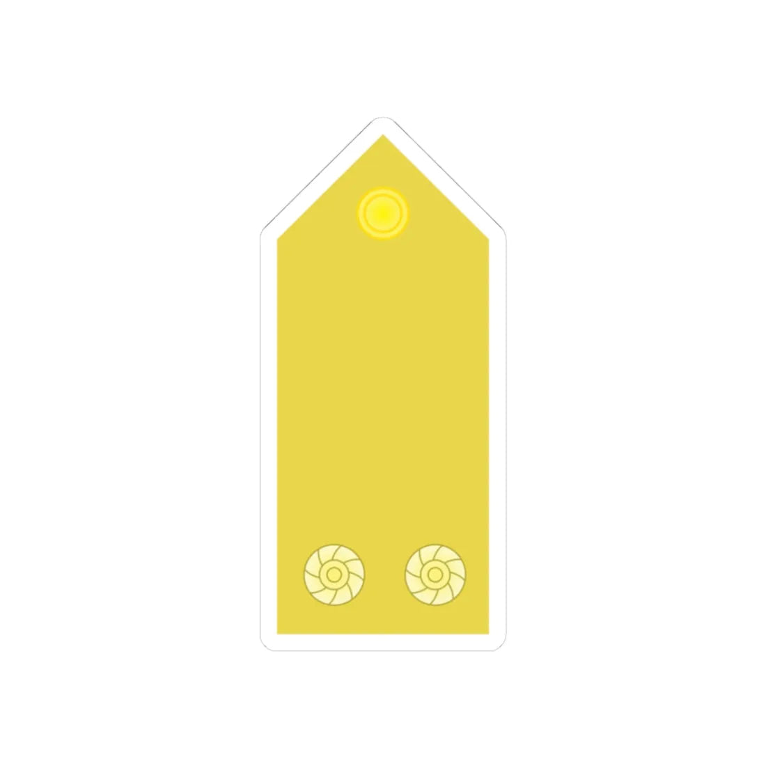 RTN 08 (Thailand) (Military Rank) STICKER Vinyl Kiss-Cut Decal 3 Inch White - The Sticker Space