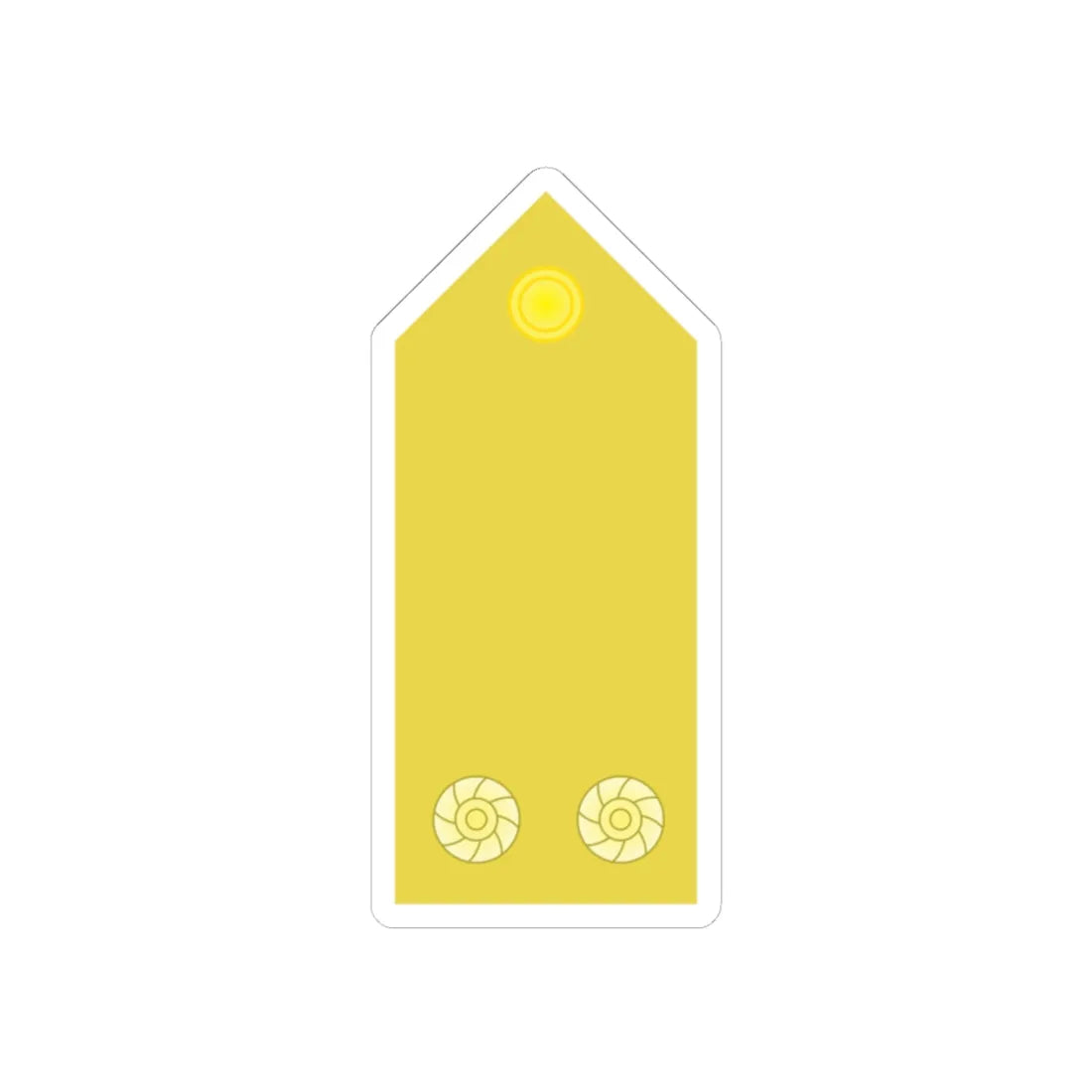 RTN 08 (Thailand) (Military Rank) STICKER Vinyl Kiss-Cut Decal 4 Inch White - The Sticker Space