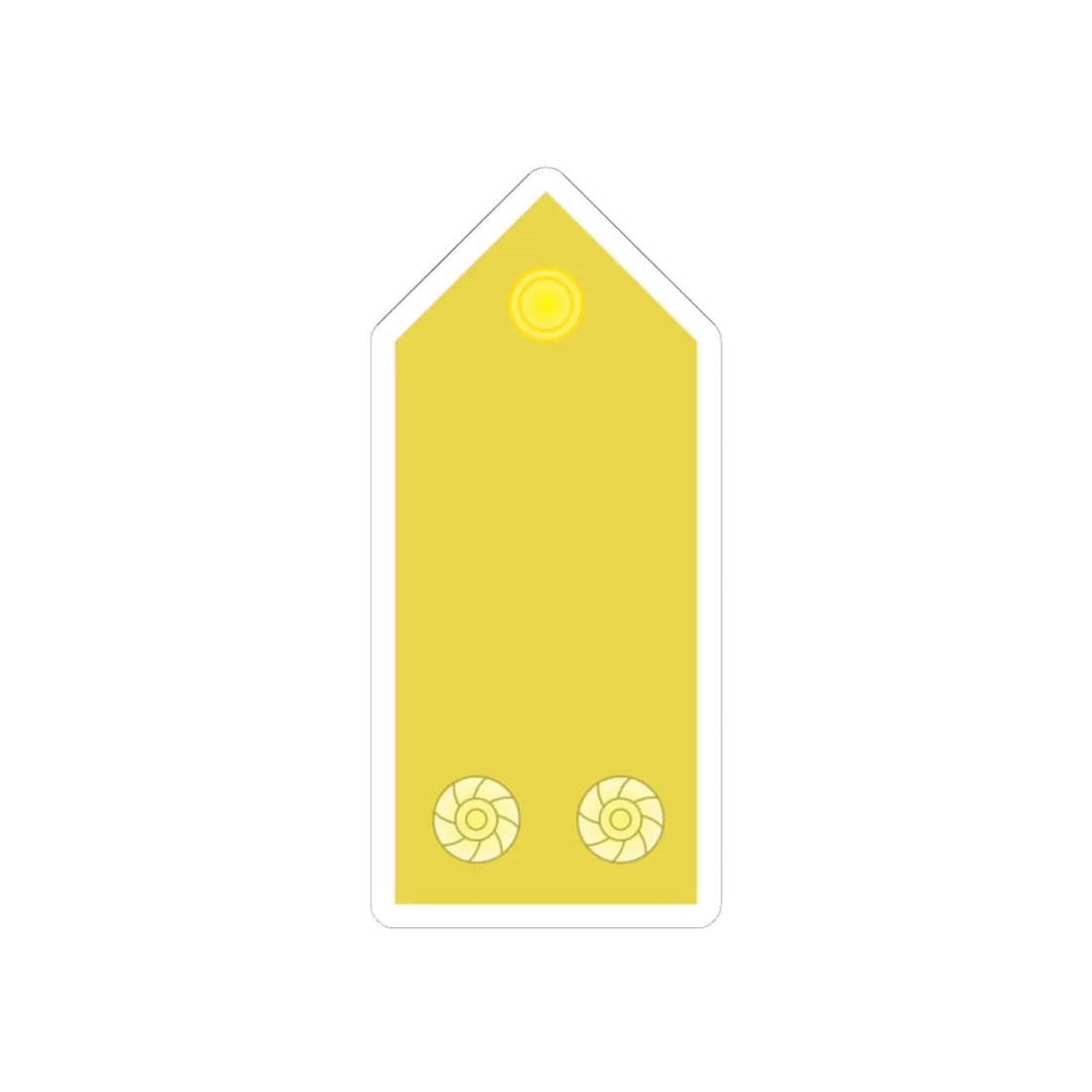 RTN 08 (Thailand) (Military Rank) STICKER Vinyl Kiss-Cut Decal 6 Inch White - The Sticker Space