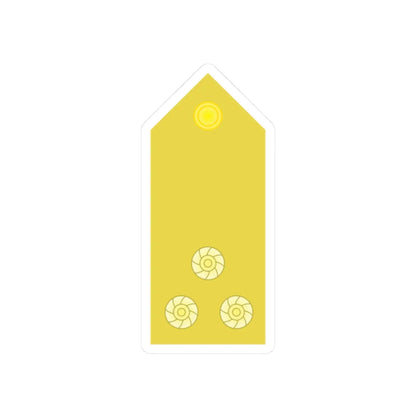 RTN 09 (Thailand) (Military Rank) STICKER Vinyl Kiss-Cut Decal 2 Inch White - The Sticker Space